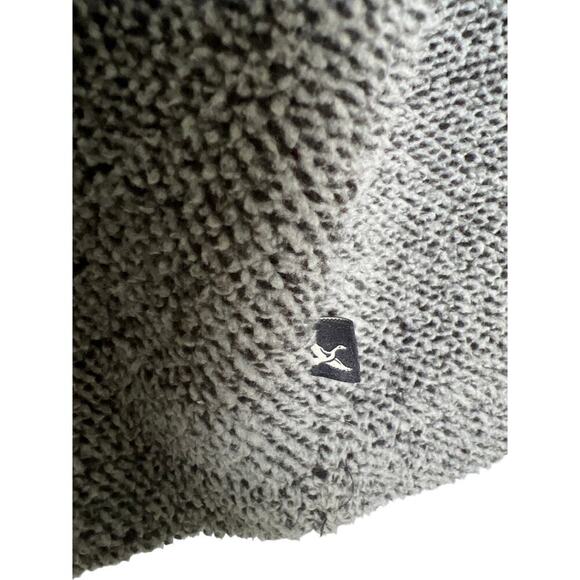 Eddie Bauer Cozy Black/Gray Long Sleeve partial zipper Pullover Sweater Size L - Picture 9 of 9